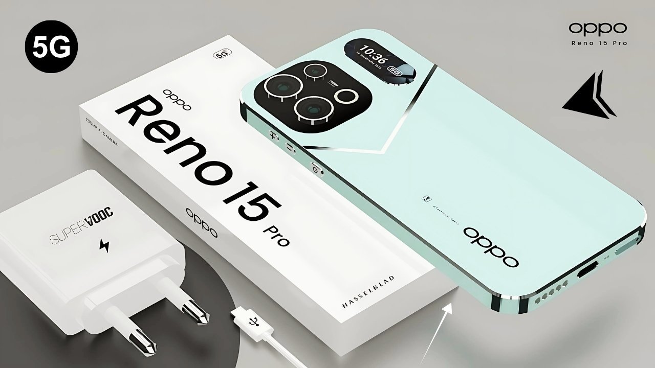OPPO Reno 15 Pro 5G – Dimensity 9400, 200MP Camera, 16GB RAM, 6100mAh Battery Powerhouse